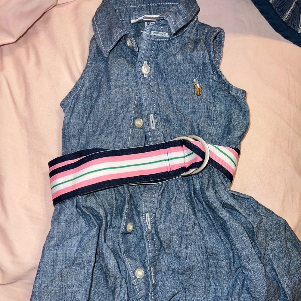 Blue Baby girl Polo dress